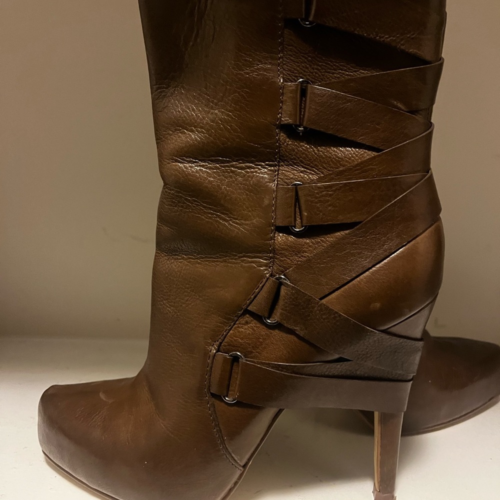 Boutique Brown Boots Size 8.5